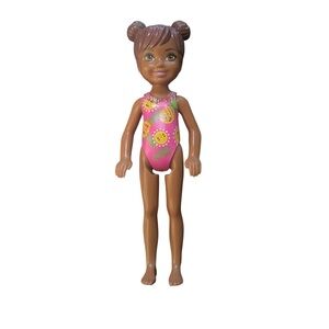 Mattel Barbie Club Chelsea Doll Colorful Swim Suit Kids Pretend Play Doll 2020